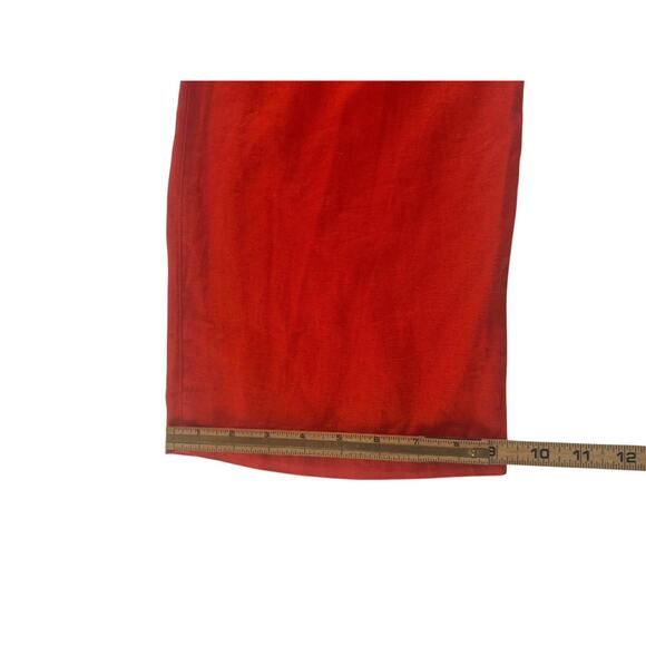 Urban Outfitters Women Small Hi-Rise Linen Rayon Wide Leg Pants Pleated #5605 - Picture 11 of 14